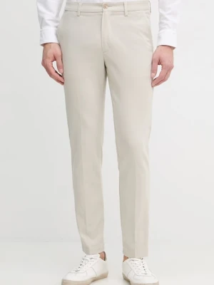 BOSS spodnie slim fit męskie z bawełną H-Kaiton