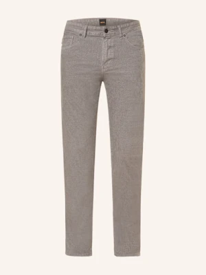 Boss Spodnie Sztruksowe Delaware Slim Fit grau