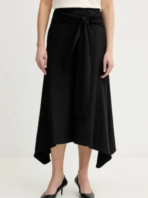 BOSS spodnie z dodatkiem wełny Toscara