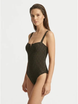 BOSS Strój kąpielowy Monogram 50556655 Czarny