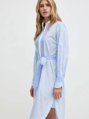 BOSS sukienka bawełniana