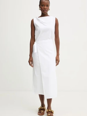 BOSS sukienka bawełniana Emiaky