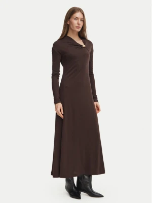 BOSS Sukienka codzienna 50568606 Brązowy Regular Fit