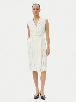 BOSS Sukienka codzienna Drupe 50540617 Kremowy Relaxed Fit