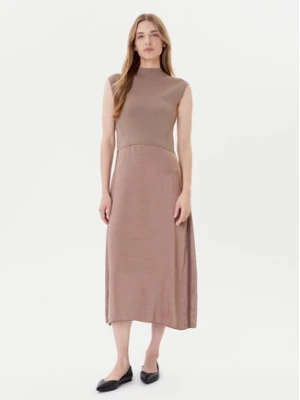BOSS Sukienka codzienna Ferdolini 50542873 Beżowy Regular Fit