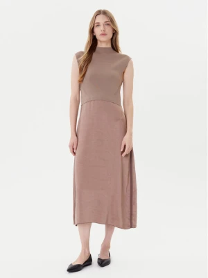 BOSS Sukienka codzienna Ferdolini 50542873 Beżowy Regular Fit