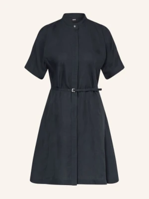 Boss Sukienka Dalinia Z Lnem blau