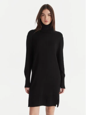 BOSS Sukienka dzianinowa C_Feringatessa 50550493 Czarny Relaxed Fit