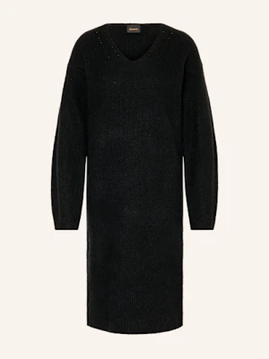 Boss Sukienka Dzianinowa Fusil Z Dodatkiem Alpaki schwarz