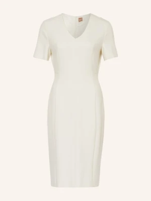 Boss Sukienka Etui Damaisa weiss