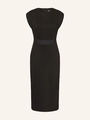 Boss Sukienka Etui Detira Z Dżerseju schwarz