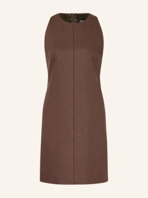 Boss Sukienka Etui Dinderal Z Lnem braun