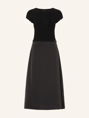 Boss Sukienka Ficella Z Mieszanki Materiałów schwarz