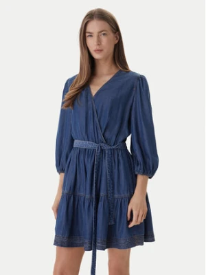 BOSS Sukienka jeansowa C_Dardy 50559071 Niebieski Relaxed Fit