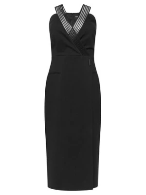 BOSS Sukienka koktajlowa Daliyah 50548103 Czarny Slim Fit