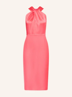 Boss Sukienka Koktajlowa Datinar Z Mieszanki Materiałów pink