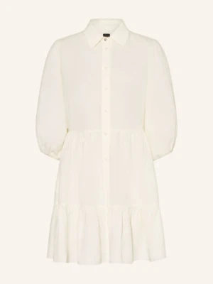 Boss Sukienka Koszulowa Disenna Z Rękawami 3/4 I Lnem weiss