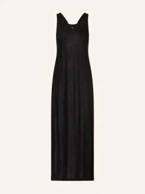Boss Sukienka Plażowa Codes Dress schwarz