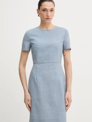 BOSS sukienka wełniana Dunera