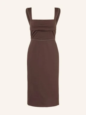 Boss Sukienka Z Dżerseju Drapera braun