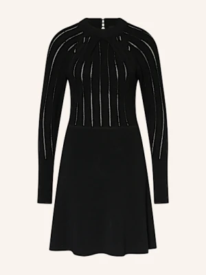 Boss Sukienka Z Dzianiny Fuccia Z Wycięciami schwarz