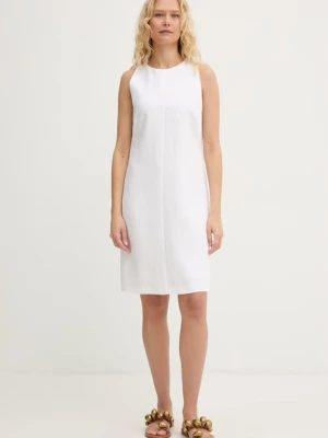 BOSS sukienka z lnem Dinderal