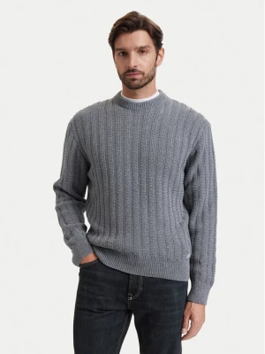 BOSS Sweter Arakingo 50565119 Szary Relaxed Fit