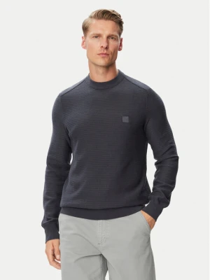 BOSS Sweter Arion 50527584 Granatowy Regular Fit