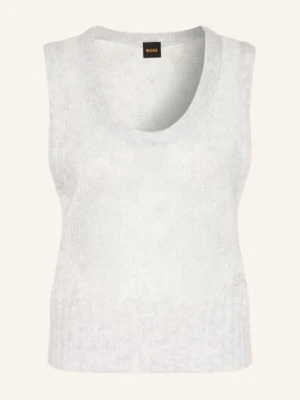 Boss Sweter Bez Rękawów Frignac grau