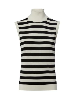 BOSS Sweter damski - Fipini Kobiety drobna dzianina czarny|biały w paski,