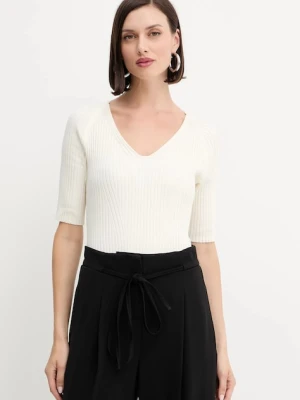 BOSS sweter damski kolor beżowy lekki 50542881