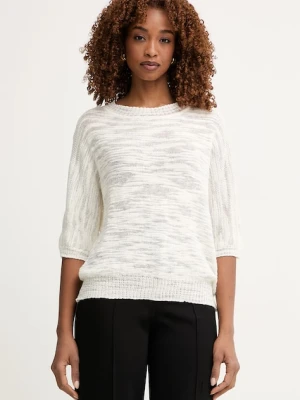 BOSS sweter damski z lnem Farofano