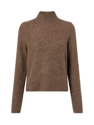 BOSS Sweter damski z zawartością kaszmiru - Fubrina Kobiety brązowy jednolity,