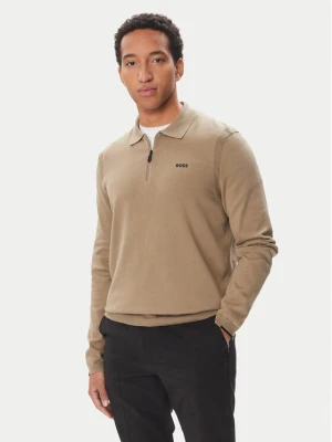 BOSS Sweter Ever 50551688 Beżowy Regular Fit