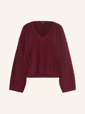 Boss Sweter Famioca rot CIEMNOCZERWONY