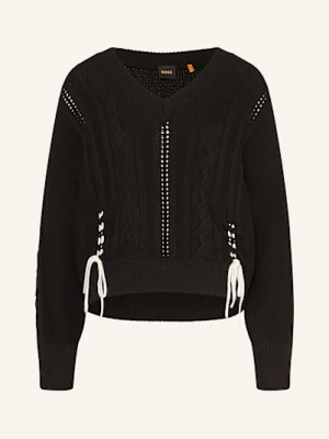 Boss Sweter Fangallo schwarz