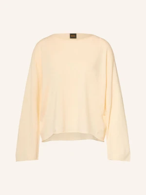 Boss Sweter Faprosa Z Kaszmirem weiss ECRU