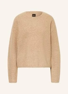 Boss Sweter Fenne Z Dodatkiem Alpaki beige