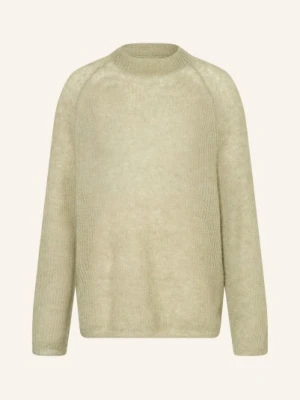 Boss Sweter Fewena Z Alpaki gruen OLIWKOWY