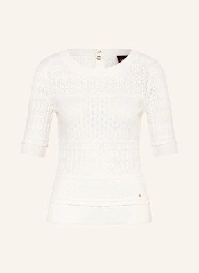 Boss Sweter Fhoenix Z Rękawami 3/4 weiss