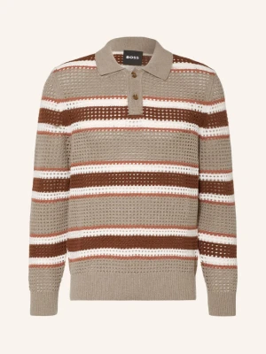 Boss Sweter Fincenzo braun brązowy