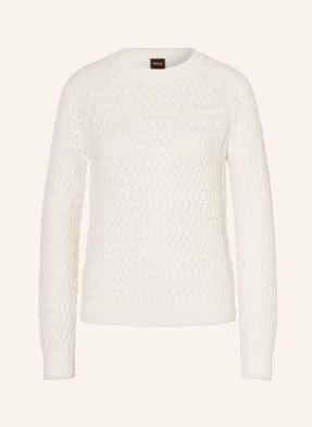 Boss Sweter Fino weiss