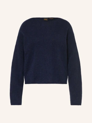 Boss Sweter Folletino Z Alpaki blau GRANATOWY