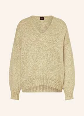 Boss Sweter Fondys Z Dodatkiem Alpaki beige