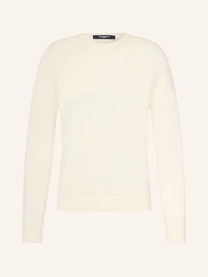 Boss Sweter Fospero weiss KREMOWY