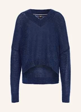 Boss Sweter Frankia Z Dodatkiem Moheru blau