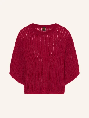 Boss Sweter Frug Z Rękawami 3 / 4 I Z Moheru rot CIEMNOCZERWONY