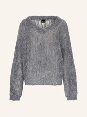 Boss Sweter Fucinta Z Dodatkiem Moheru grau