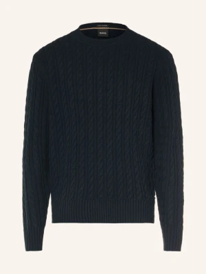 Boss Sweter Furlan blau GRANATOWY