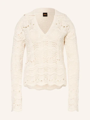 Boss Sweter Fyder weiss